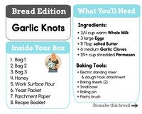 Garlic Knots: 1-Time Bread Making Kit