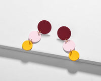 Multi-Color Dangly Earrings