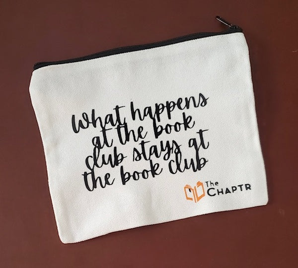 Book Club Canvas Pouch