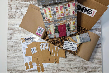 Torn Paper Art Craft Box