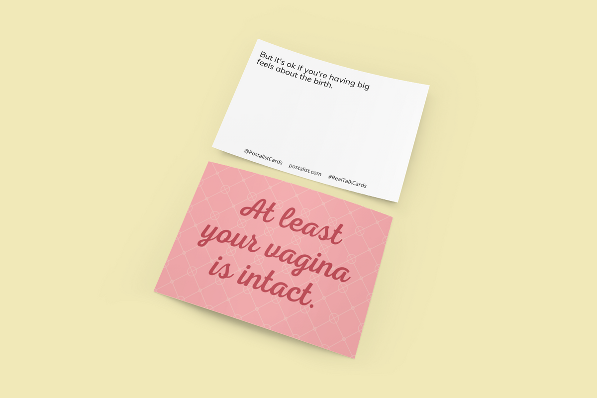 #RealTalkCards | At least your vagina is intact