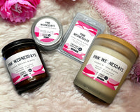 Pink Wednesdays Soy Candles and Melts - Coconut, Hibiscus, & Peony