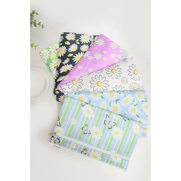 Flower Print Pouch