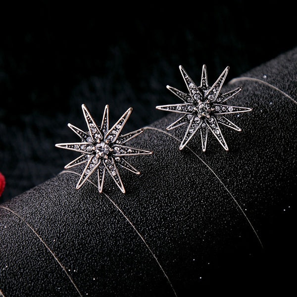 Star Crystal Stud Earrings