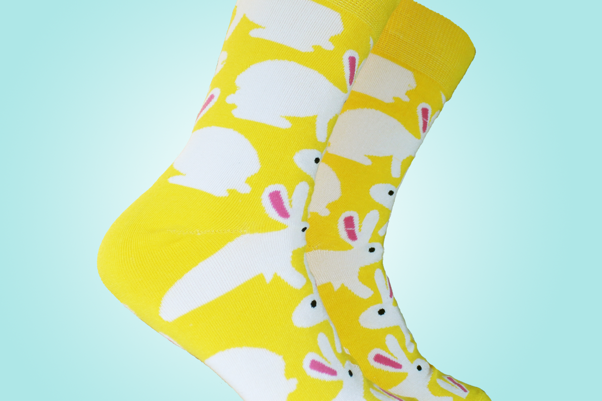 Bunnies Sock - Women's