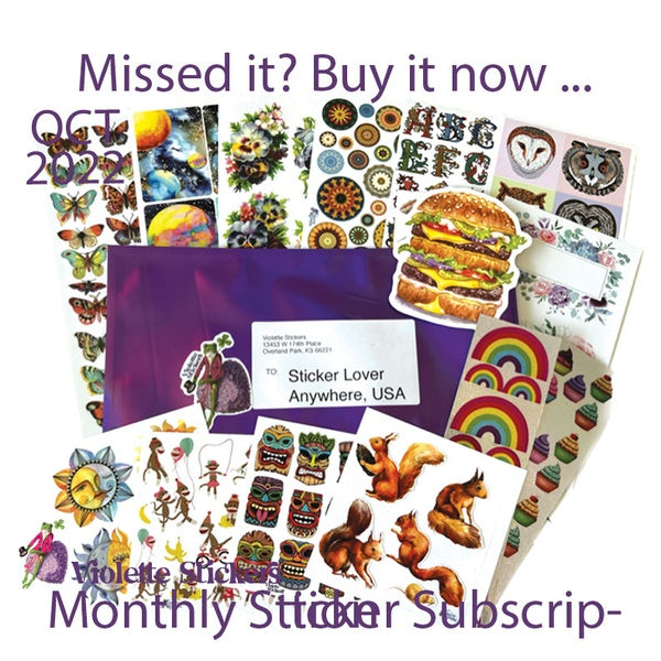 October 2022 Sticker Subscription Pack