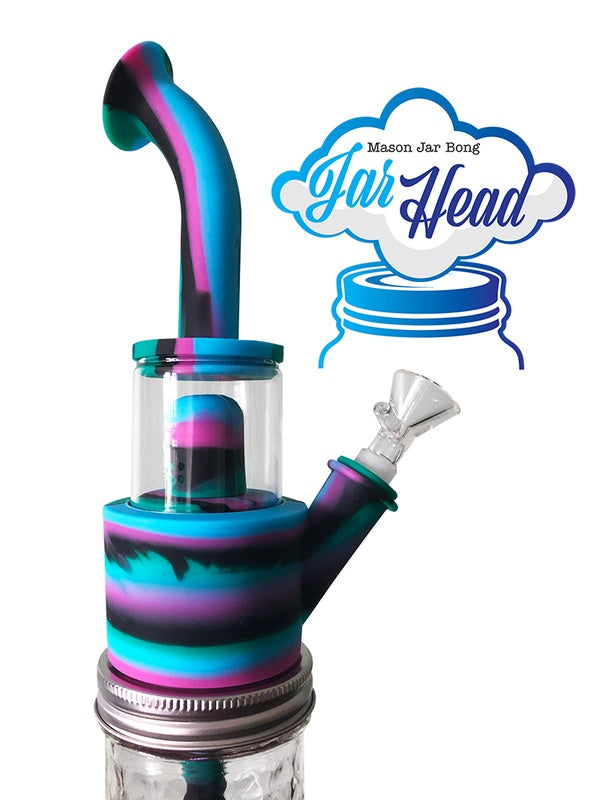 Jar Head Mason Jar Bubbler