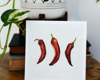 Three Chili Peppers Any Occasion Card