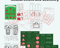 Candy Cane Math and Literacy Centers (Digital Add On)