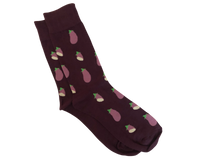 Purple Eggplants Sock - Men's