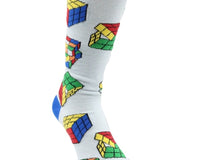 Fun Puzzle Cube Socks from the Sock Panda (Tween Sized)