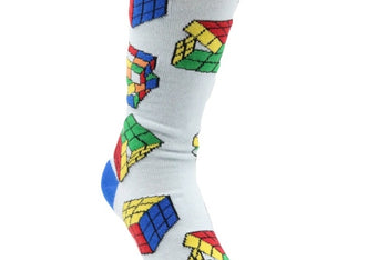 Fun Puzzle Cube Socks from the Sock Panda (Tween Sized)