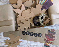 Torn Paper Art Craft Box