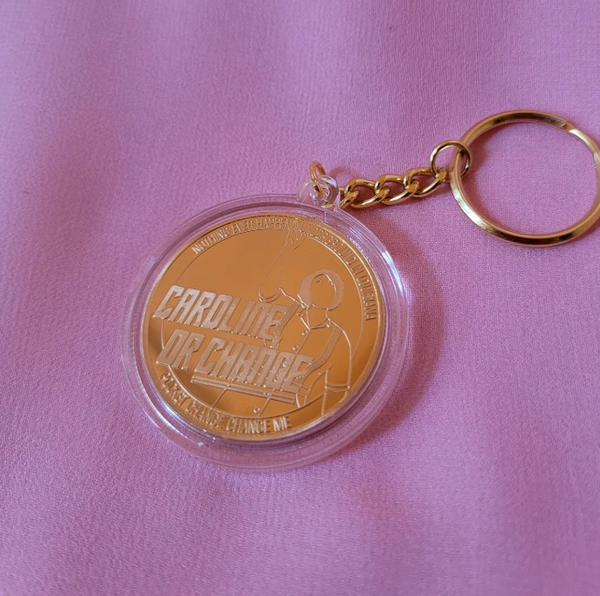 Caroline, or Change Broadway Musical inspired Gold Plated Coin Keychain