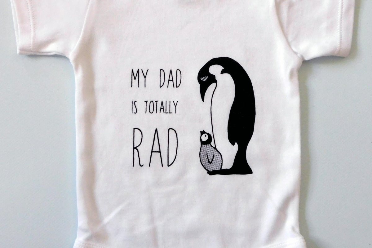 SOLD OUT - My Dad is totally RAD - onesie