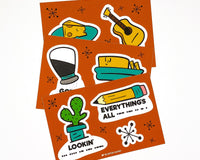 Very Punny Magnet/Sticker Pack (Morse Code Edition)