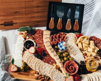 Charcuterie Kit + Handcrafted Wooden Board Bundles