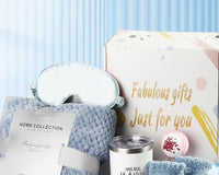 Gifts for Women, Care Package for Women, Relaxing Spa Gift Box Basket, Birthday Baskets, Get Well Soon Gifts with Luxury Blanket, Unique Holiday Gifts Basket for Women, Her, Sister, Mom, Best Friends