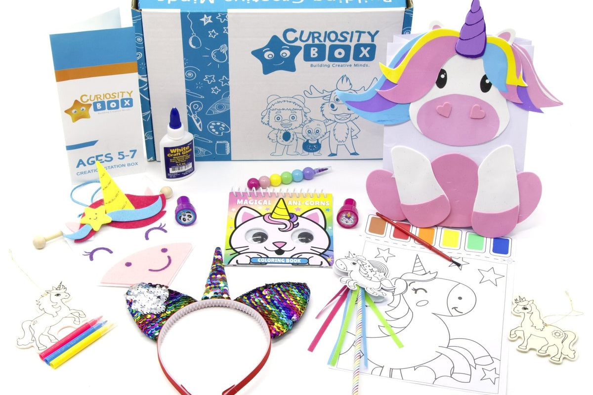 Unicorn Surprise Craft & Activity Box for Ages 5-7