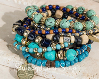 Gorgeous Mixed bead layered bracelet