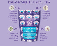 Dreamy Night Herbal Tea Gift Set.