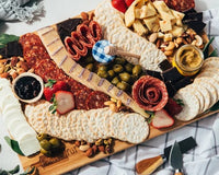 Platterful Handcrafted Wooden Bamboo Charcuterie Board (10x15")