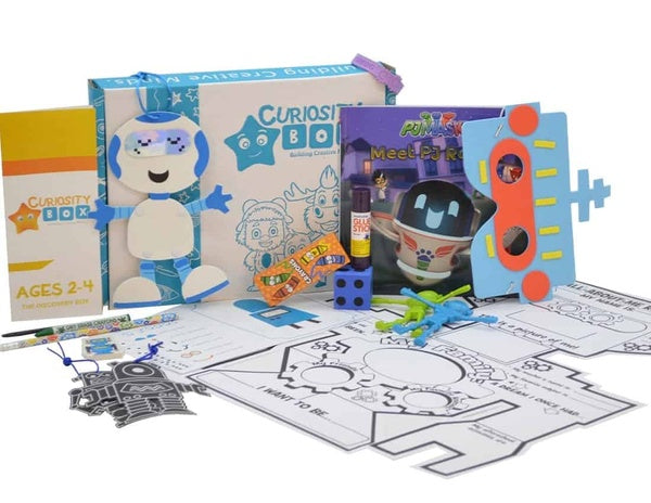 Robot Rob Kids Craft & Activity Box for Ages 2-4