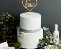 "Love" Cake Topper