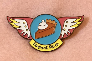 Waitress Broadway Musical inspired Frequent Pie-ers Enamel Pin