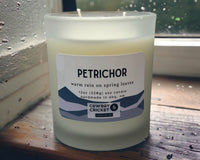 Petrichor Soy Candles and Melts - Warm Rain on Spring Leaves