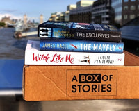 Monthly Fiction Box of 4 Surprise Books - Mystery Book Gift Box For Book Lovers