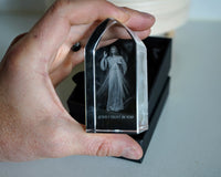 Divine Mercy Etched Glass