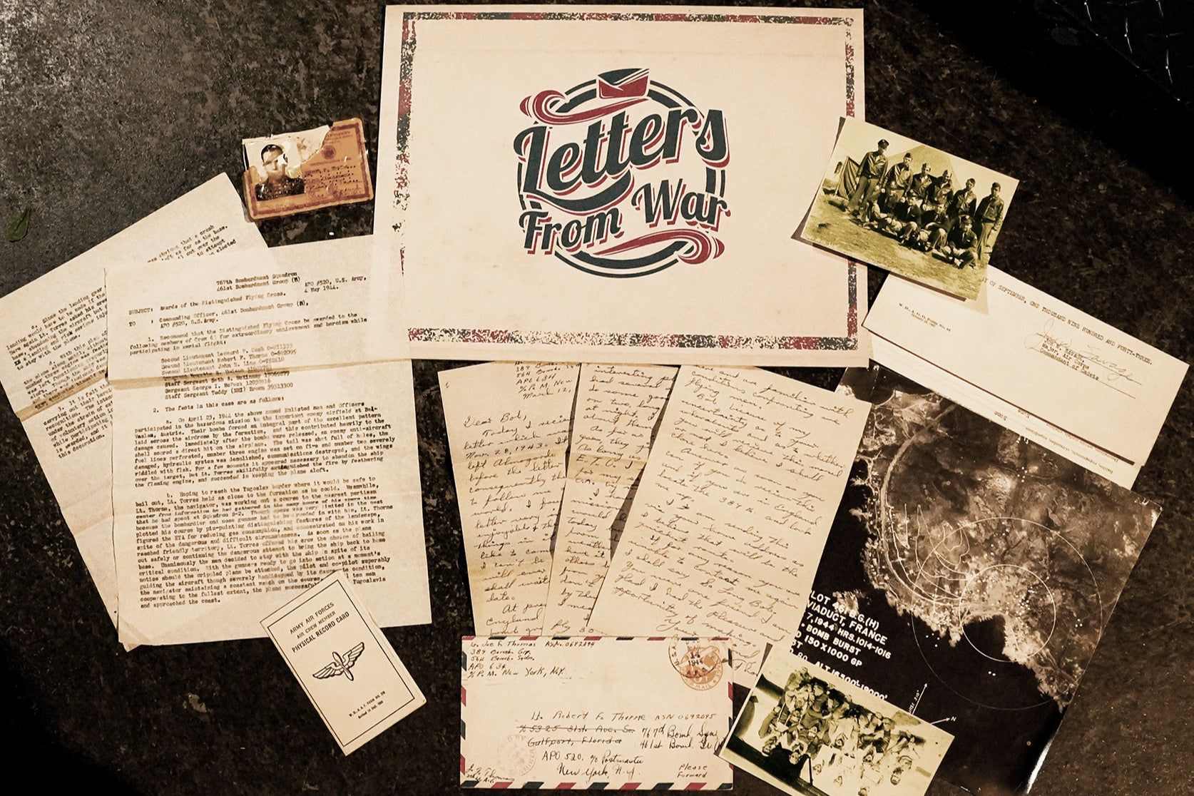 WW2 Era Vintage orders Letters