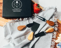 Ironwood Gourmet Cheese Knives || Acacia Wood