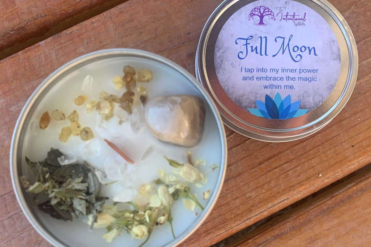 Full Moon Intention Candle