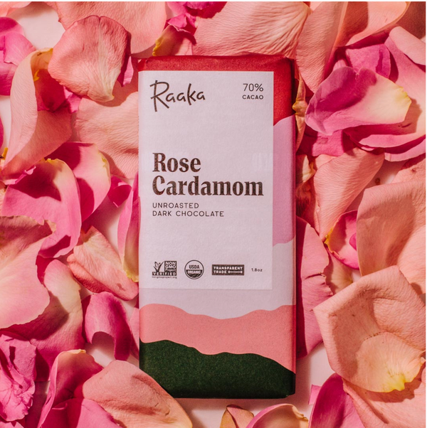 70% Rose Cardamom Bar (Vegan / GF)