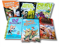 Young Reader Starter Pack For Ages 3-12 year old - Lot of 10 Books personalized by age/grade for boys and girls