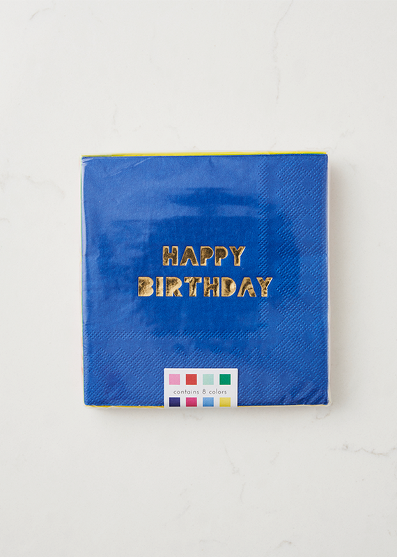 Napkins: Birthday