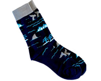 Whale Watching Sock - Men's