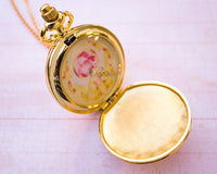 Sailor Moon Brooch Pocket Watch - Pink