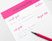 Do the Dang Thing Notepad