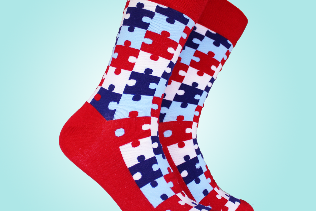 Puzzle Sock - Men's