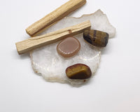 HEALING CRYSTALS RITUAL KIT (retail value $45.) Great for morning or evening rituals, or mediation. amplify your energy, and heighten your spiritual enlightenment with our Healing Crystals Set. Manifest More Abundance, Love, and Peace!