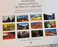 2023 National Park Wall Calendar