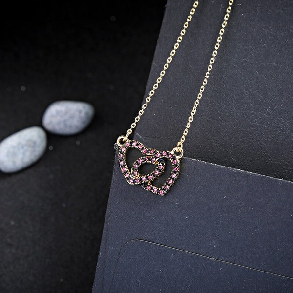 Two-Heart Necklace