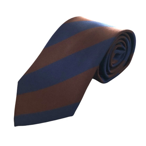 Pebble Striped Brown Tie