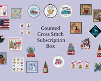 DIY Counted Cross Stitch of the Month Sewing Surprises Box