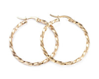 CATALINA Twist Hoops 18K Gold Plated