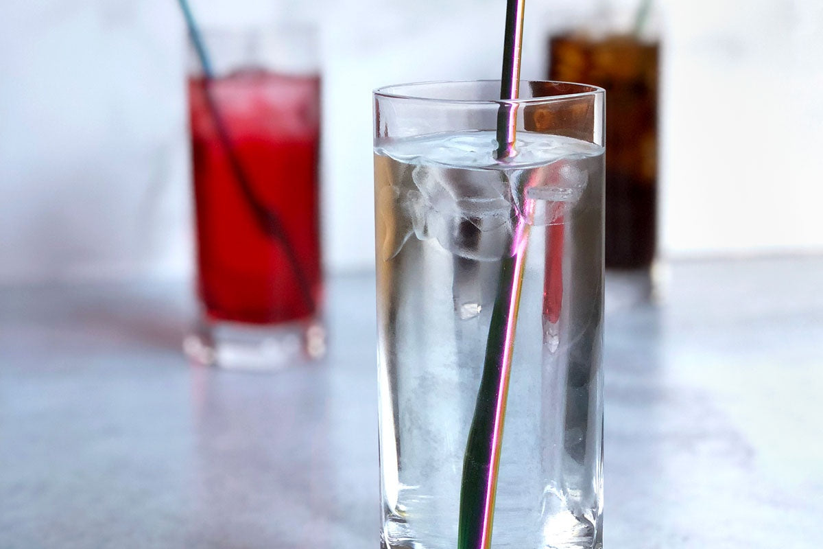 Rainbow Stainless Steel Straw