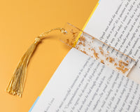 Gold Flake Mini Resin Bookmark